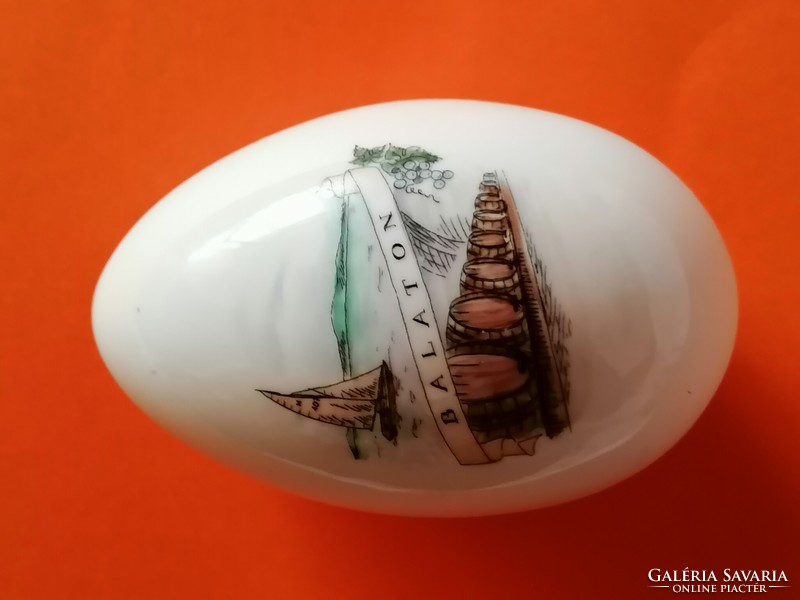 A very rare Aquincumi Balaton souvenir egg