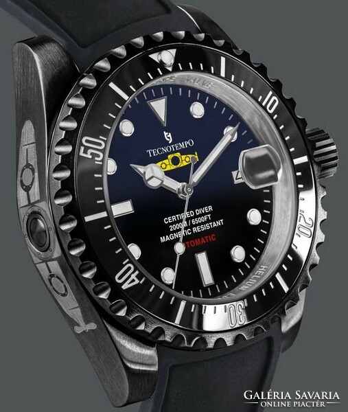 Tecnotempo Professional Diver 200 ATM WR “Yellow Submarine” automata karóra