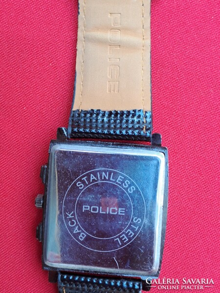 Extravagant, large police ffi wristwatch