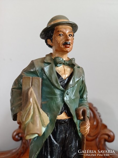 Figure statue of Charlie Chaplin