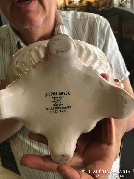 Stadforshiri Afa Omega angol porcelán kiöntő, 34 cm-es.