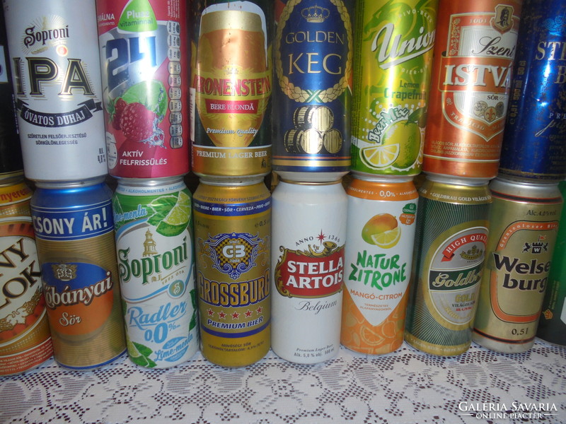 Beer can collection - 43 pieces in total