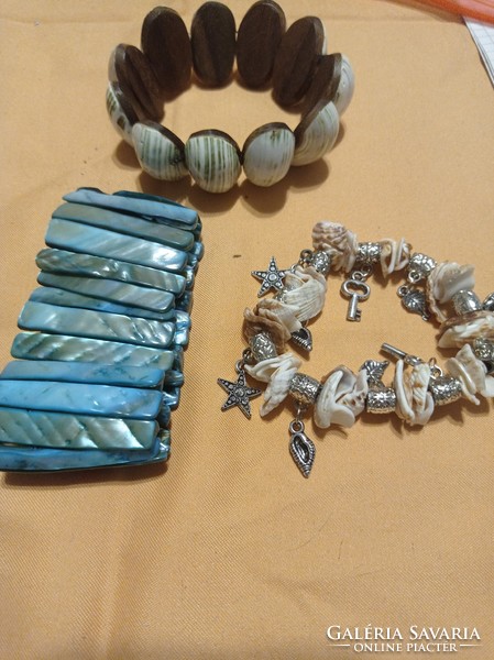 Sale!! Shell bracelets three pieces in one