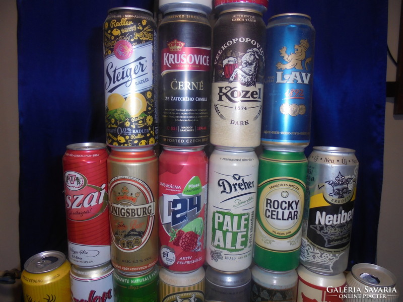 Beer can collection - 43 pieces in total