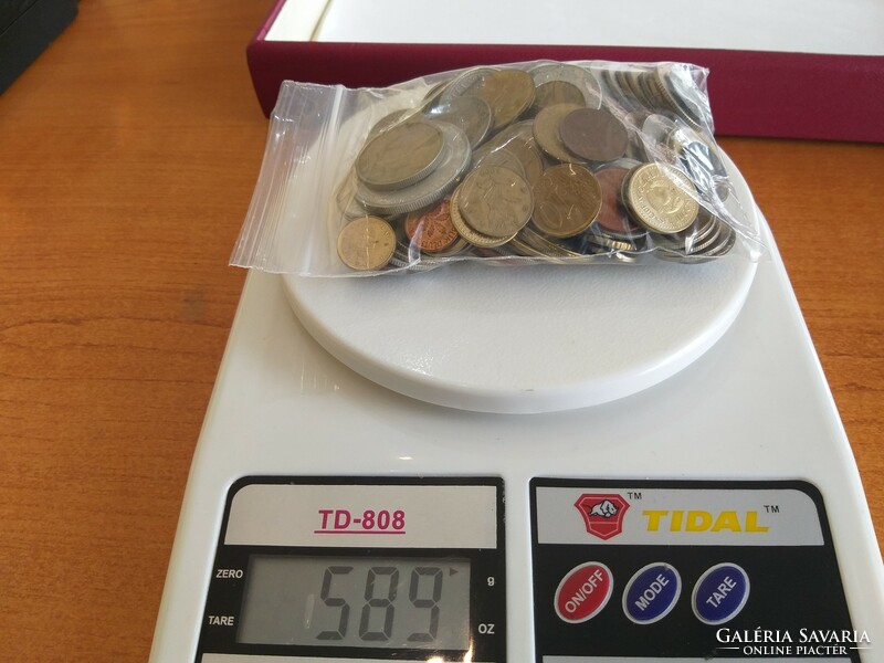 589 Gram mixed coins (no: 23/1.)