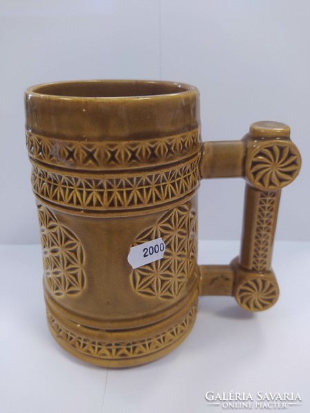 Ceramic beer mug