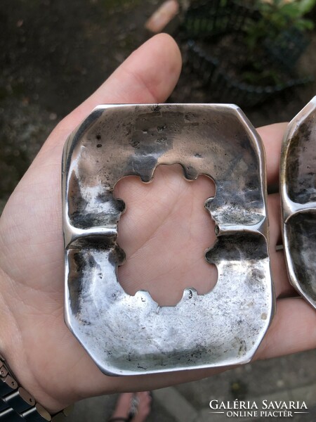 Pair of antique silver shoe buckles