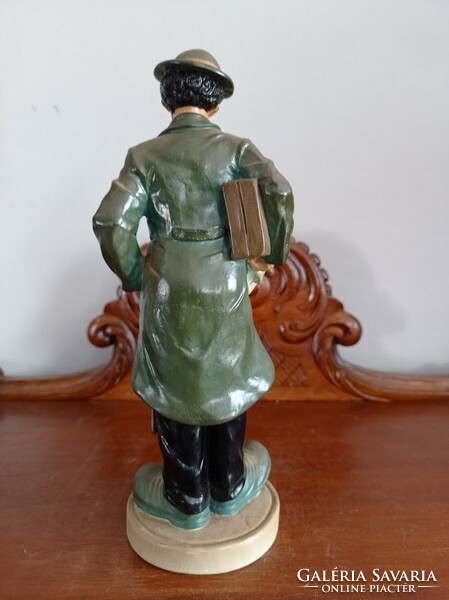 Figure statue of Charlie Chaplin