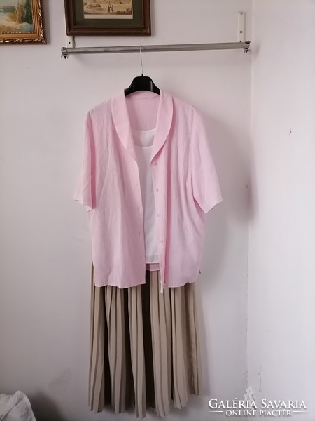 They are more beautiful than me plus size elegant casual also delicate pleated skirt 42 44 46 48