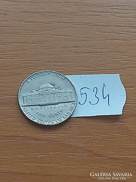 USA 5 CENT 1976 JEFFERSON  534.