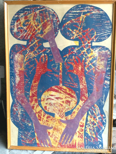 Csorba simon - family 100x70 cm