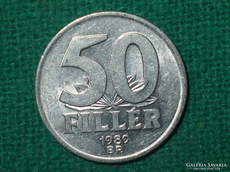 50 Fillér 1989 ! Szép !