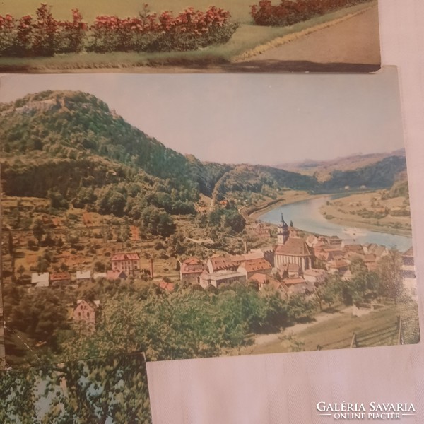 Szász-Svájci színes postatiszta képes levelezőlapok az 1960-as évekből 5 darab
