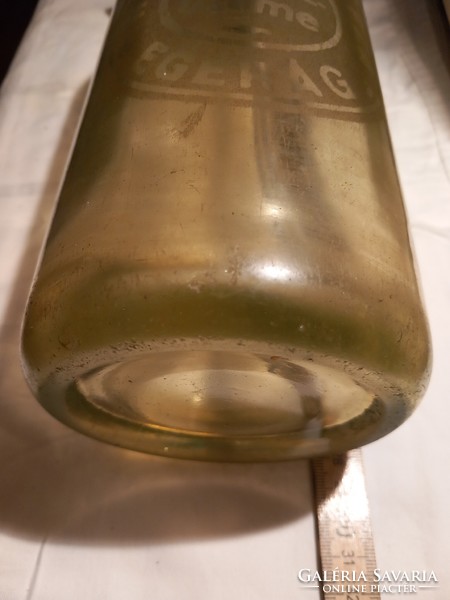 Rrr! Uranium glass soda bottle