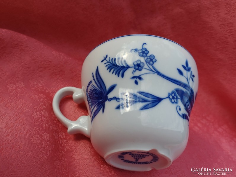 Beautiful onion pattern porcelain coffee cup for replacement