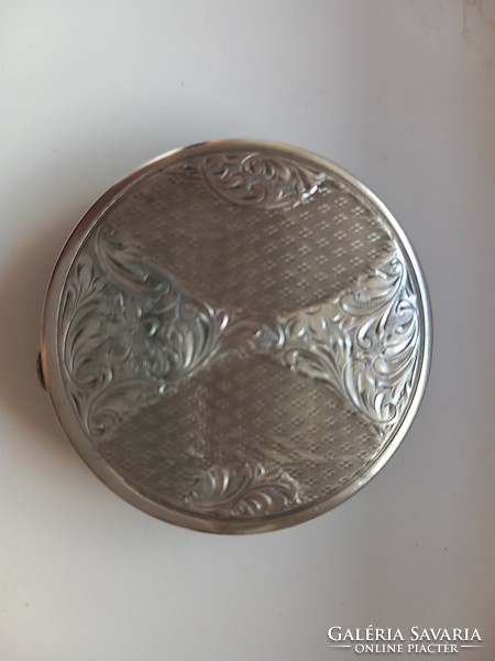 Antique silver powder/cup