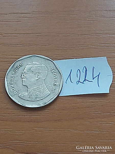 THAIFÖLD 5 BAHT 2012 BE2555 Bhumipol Adulyadej (Rama IX). 1224.