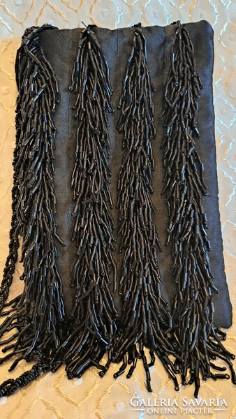 Black pearl reticule, women's casual bag (l3844)