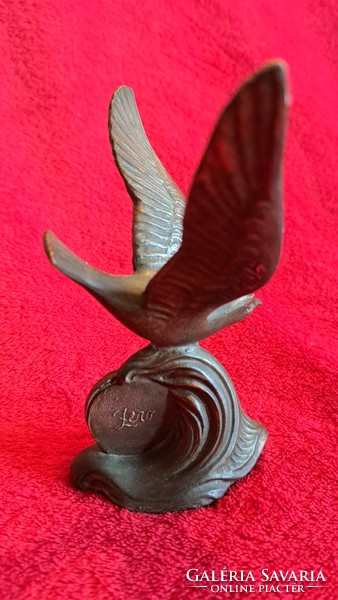 Sirály madaras bronz szobor (L3870)