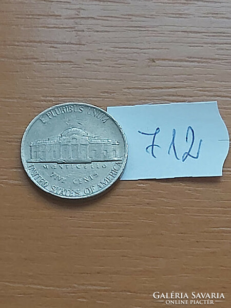 Usa 5 cents 1981 p, jefferson 712.