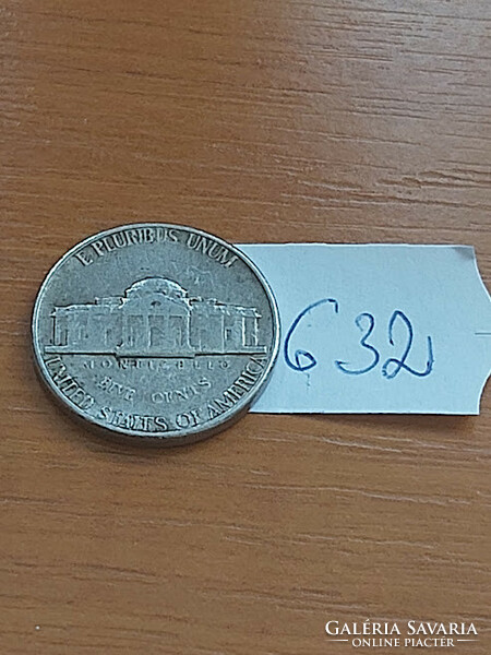 USA 5 cents 1977 d, jefferson 632.