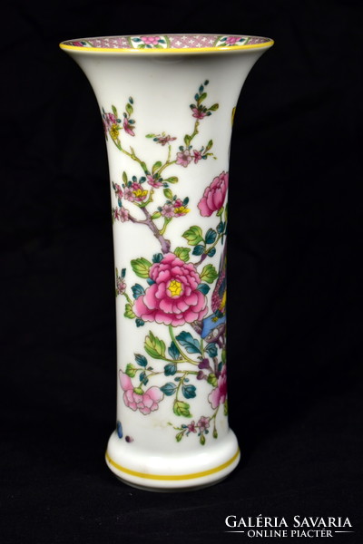 Rosenthal porcelain vase with a lavish bird pattern