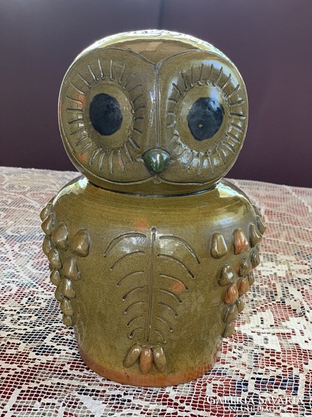 Bigger chubby owl ceramic