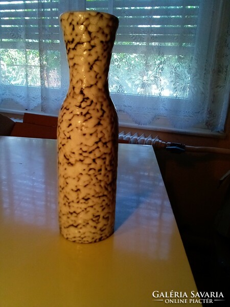 Retro Hódmezővásárhely glazed ceramic vase