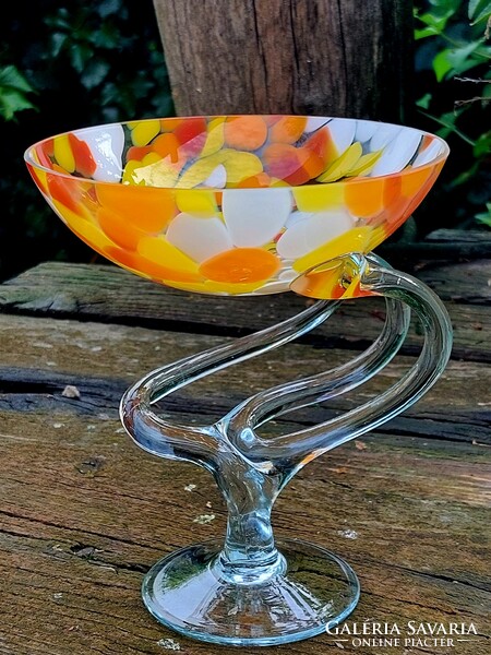 Jozefina glass works glass goblet.