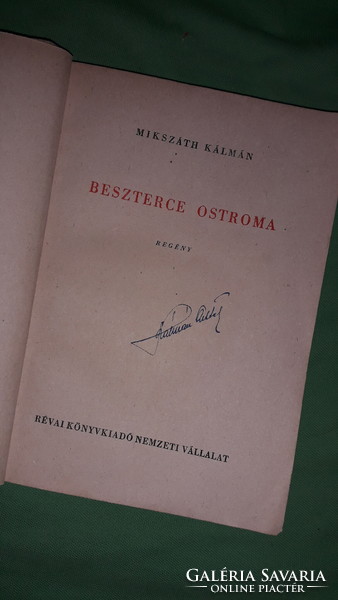 1948.Mikszáth Kálmán: Beszterce ostroma könyv képek szerint RÉVAI