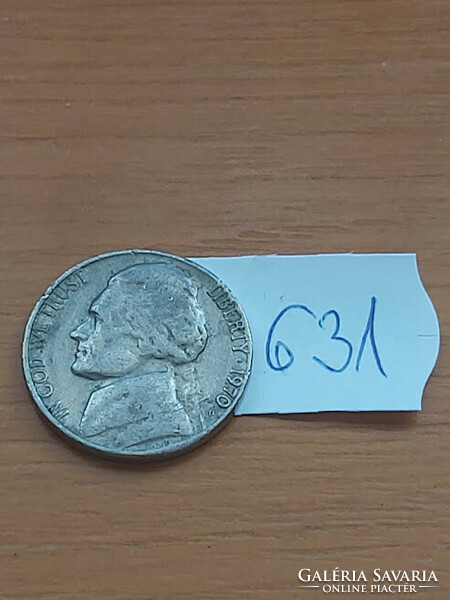 USA 5 Cents 1970 Jefferson 631.