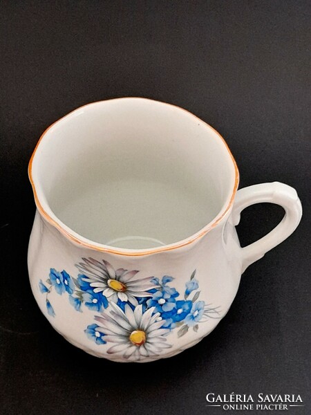 Zsolnay daisy belly mug