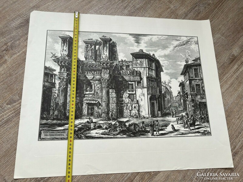 C. Piranesi f. Print etching architectural image