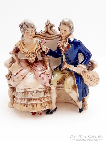 Barokk pár, német porcelán