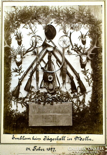 1897 Hunting souvenir
