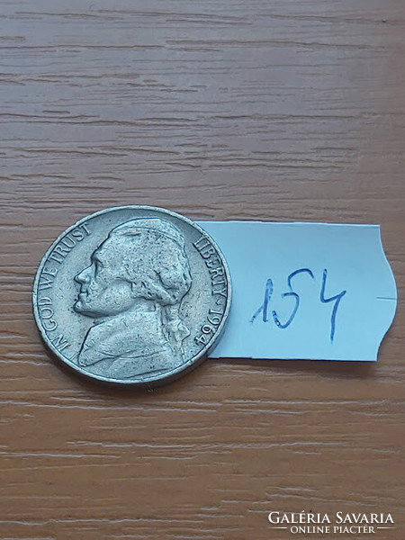 USA 5 Cents 1964 Jefferson 154.