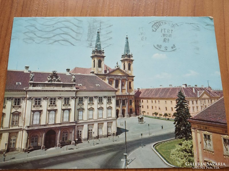Szombathely, bishop's palace and cathedral, 1971
