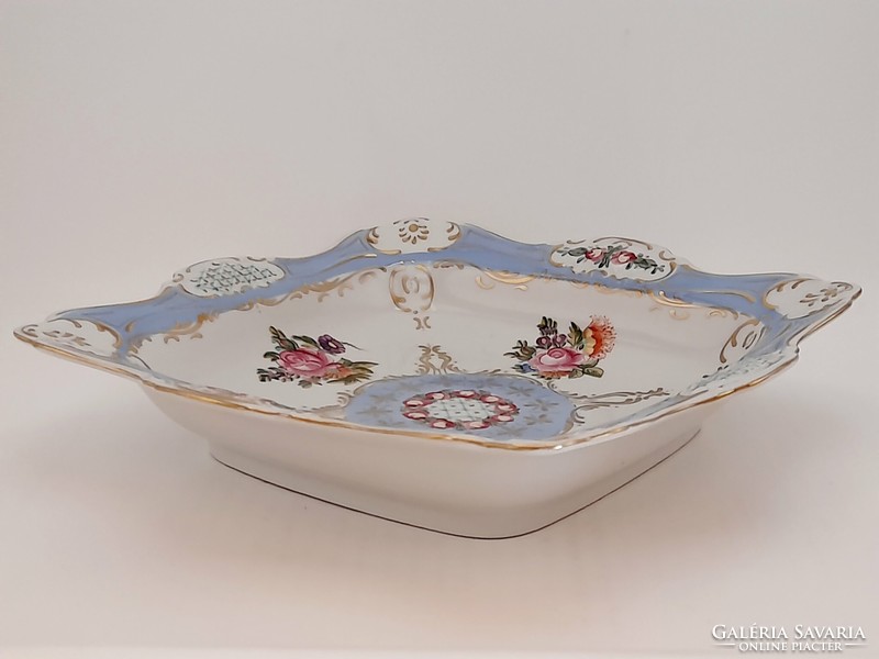 A large baroque bowl from Hollóháza porcelain