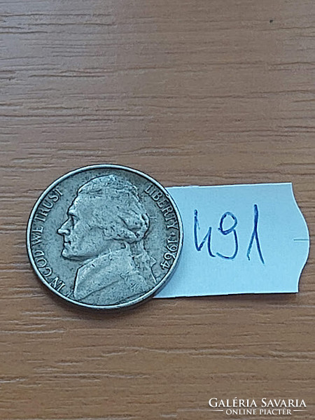 USA 5 Cent 1964 Jefferson 491.