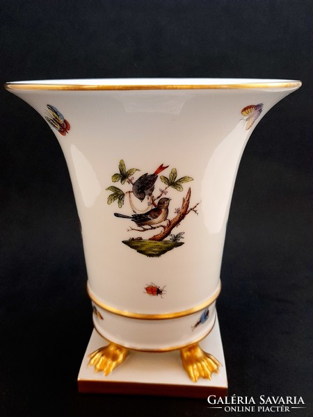 Herendi Rothschild mintás nagy körmös váza (17,5 cm)