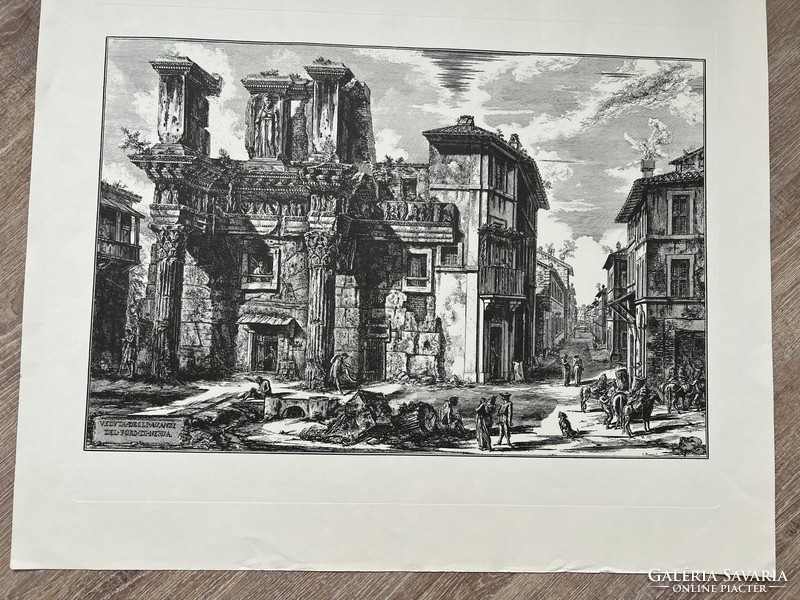 C. Piranesi f. Print etching architectural image