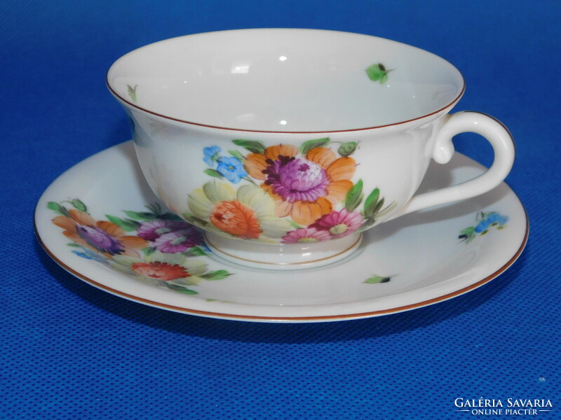 Herend antique tea cup + saucer pair