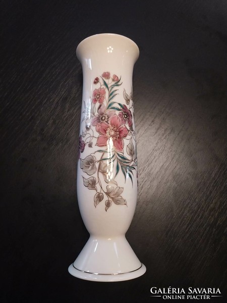 Zsolnay hand painted vase