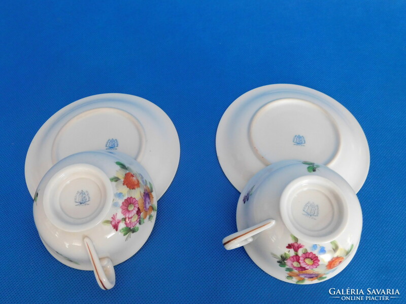 Herend antique tea cup + saucer pair