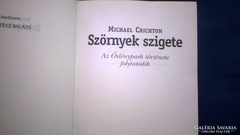 Michael Crichton : Szörnyek szigete