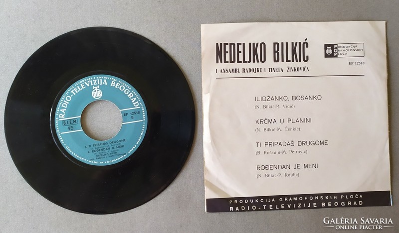 South Slavic / Bunyevác folk music vinyl single package for sale! 10 pcs