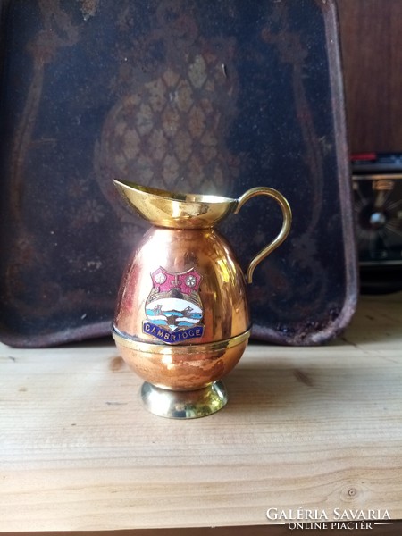 Small copper jug; cambridge 