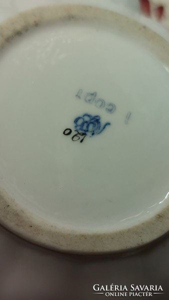 Charming antique marked small porcelain pourer, jug,