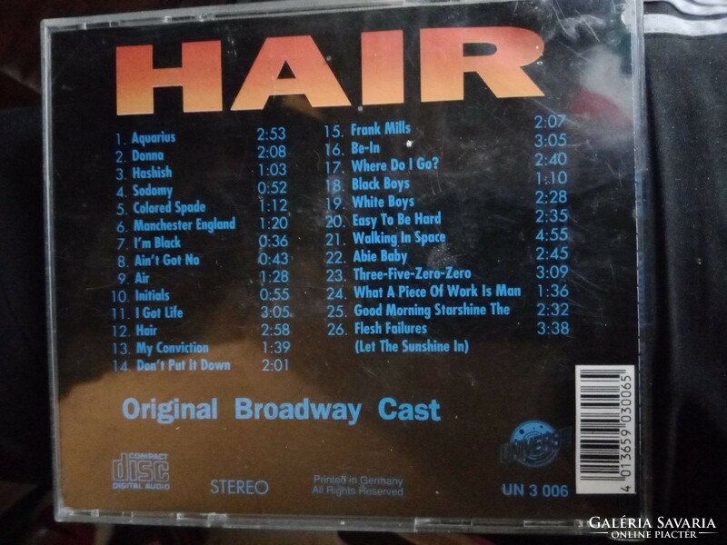 Rare hair cd