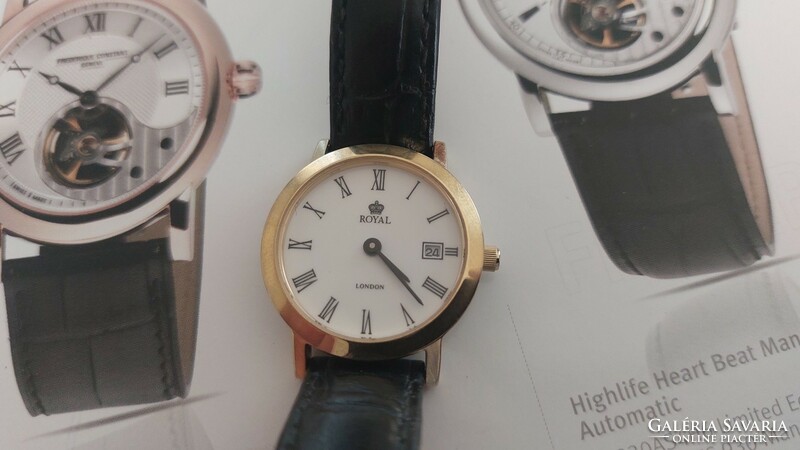 (K) royal london women's watch 2.5 cm wide without crown. Works well.